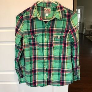 ⭐️4/$25 Old Navy Plaid Button Down Shirt